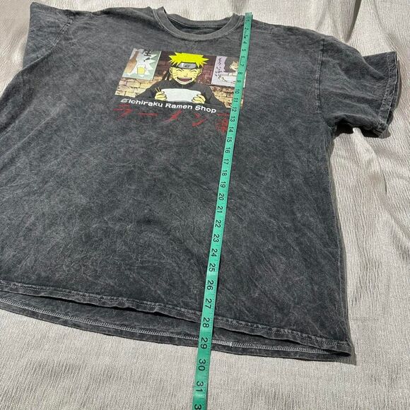 Grey Stone Wash Naruto ramen tshirt XL - Picture 4 of 5